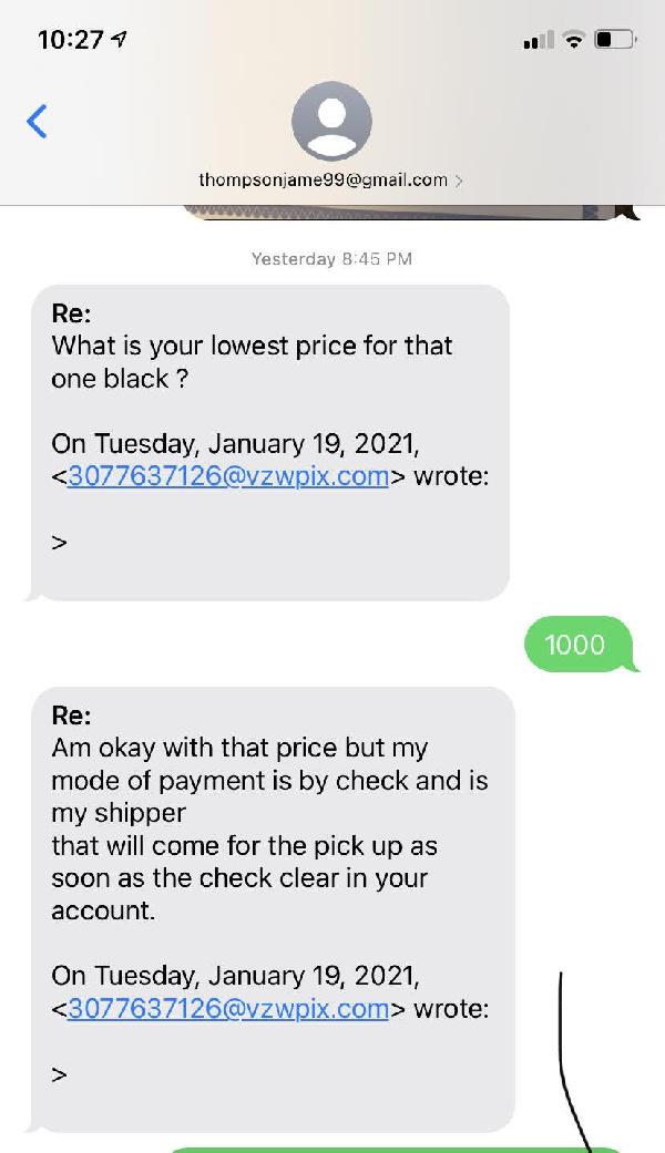 Money Order Scams - Tip #2