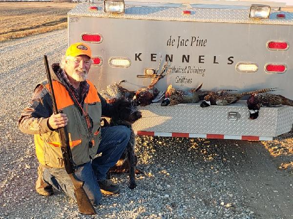 DAVE AND VIPER HUNTING SOUTH DAKOTA