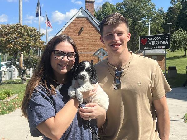 WE DELIVERED THIS DREAM PUP TO NEW OWNERS